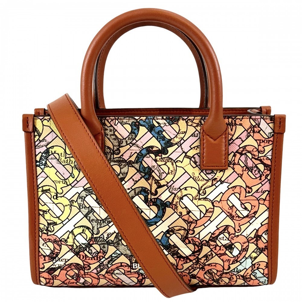 Burberry Quilted Monogram Tote Bag Brown